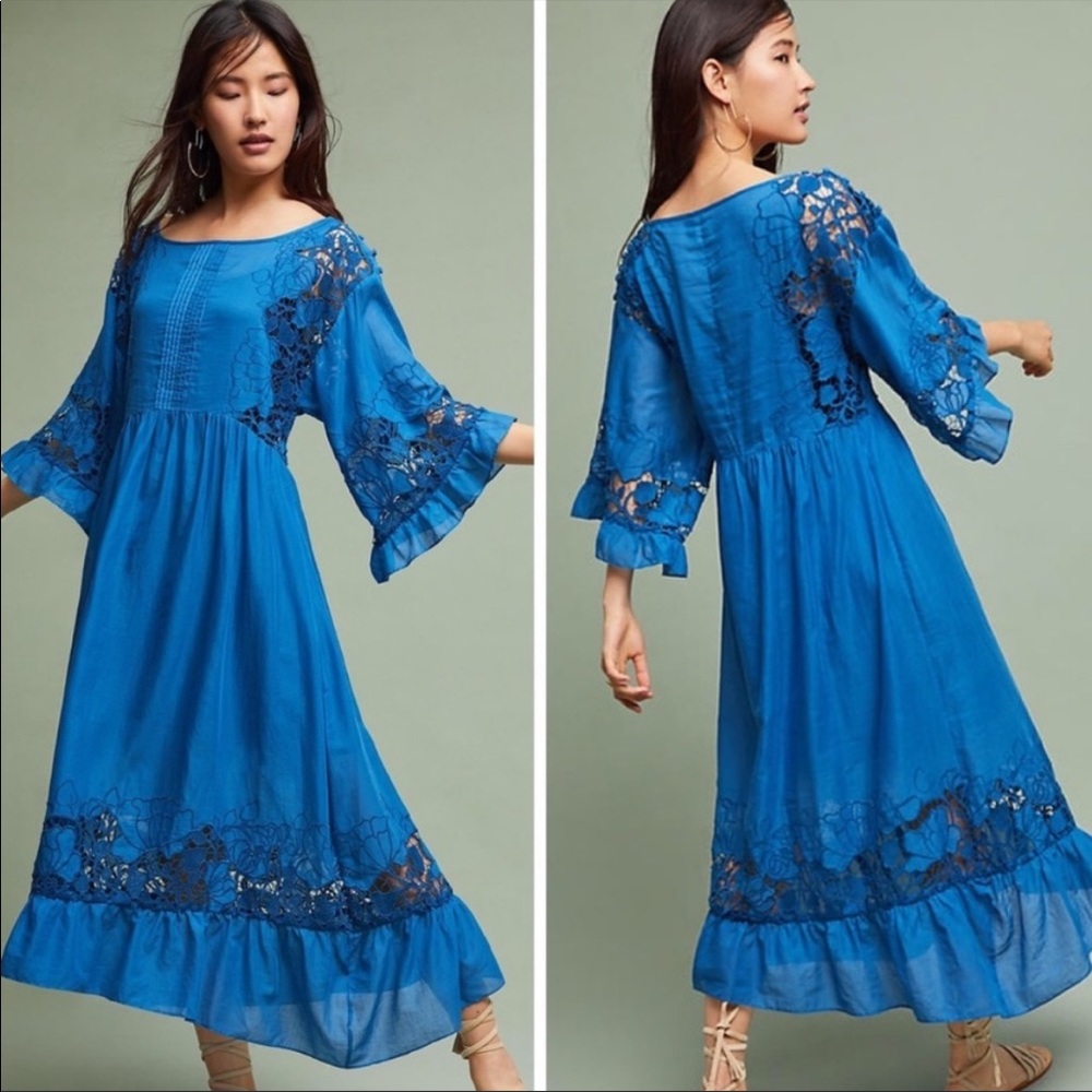 Anthropologie midi dress